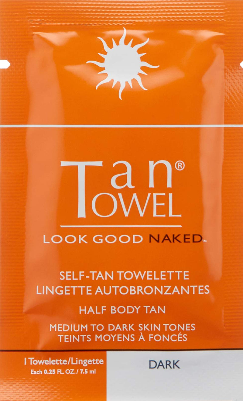 Tan Towel Half Body Tan Dark, 0.25 fl. oz. - BeesActive Australia