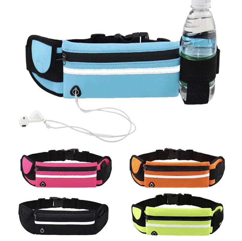 Ultralight Waterproof Sports Waist Pack with Belt and Drink Holder - BeesActive Australia