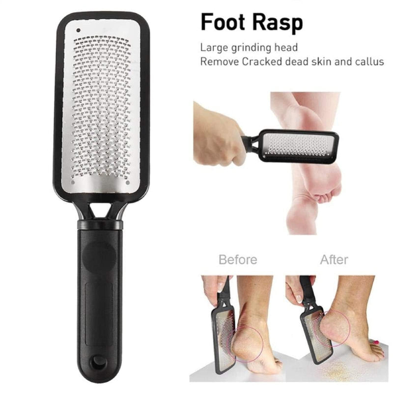 Colossal Pedicure Rasp Foot File,Hard Skin Removers Pedicure Rasp , Can Be Used On Both Dry and Wet Feet（Black） - BeesActive Australia