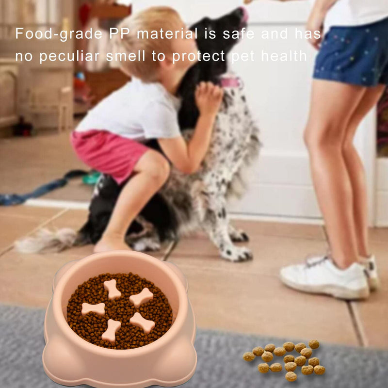 Slow Feeder Dog Bowls,Non Slip Maze Puzzle Dog Bowl Interactive Bloat Stop Dog Bowl Preventing Choking Healthy Dog Bowl for Small Medium Dogs & Dry, Wet Foods Pink - BeesActive Australia