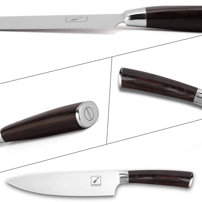 imarku Japanese Chef Knife - Pro Kitchen Knife 8 Inch Chef's Knives High Carbon Stainless Steel Sharp Paring Knife with Ergonomic Handle, Useful Kitchen Gadgets 2023 - BeesActive Australia