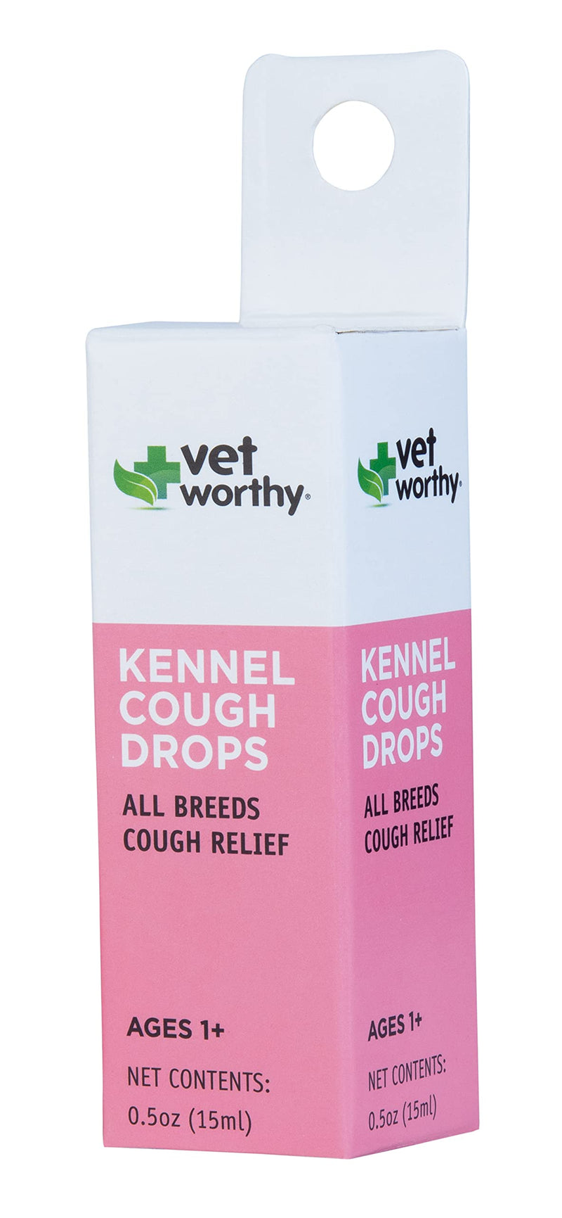 Vet Worthy Kennel Cough Drops for Dogs - Dog Supplement for Dry Kennel Cough Relief - Dog Cough Remedy with Drosera Rotundifolia, Arsenicum Album, Spongia Tosta - 0.5oz - BeesActive Australia