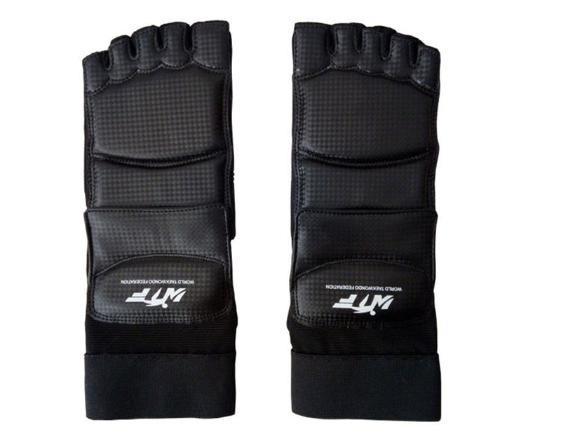 [AUSTRALIA] - Runspeed Taekwondo Foot Protector Gear Training Martial Arts Fight Boxing Punch Bag Sparring Muay Thai Kung Fu Tae Kwon Do TKD Feet Support for Men Women Kids Black Large 