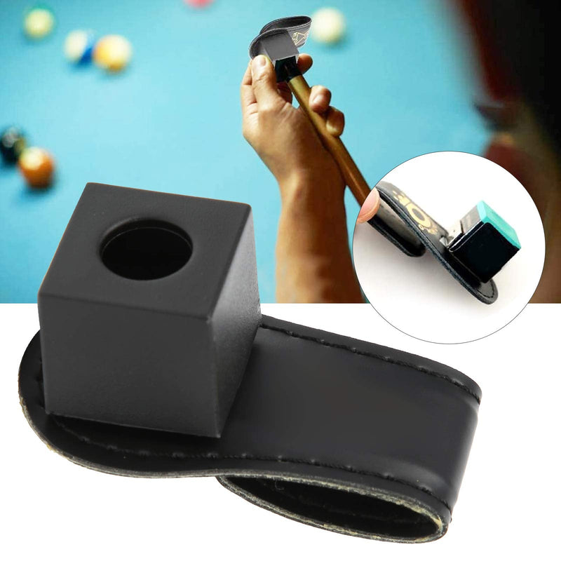 2Pcs Billiard Chalk Holder,Pocket Pool Chalk Holder Cue Magnetic Belt Clip Compact And Delicate Stitching Billiards Accessories - BeesActive Australia