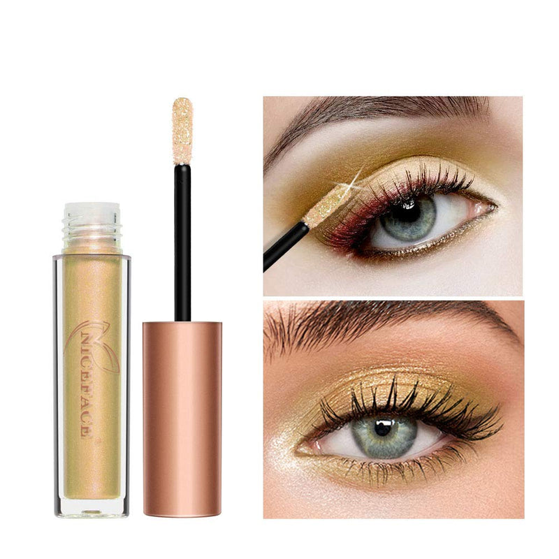 Diamond Liquid Eyeshadow, Glitter Shimmer Eyeliners Long Lasting Waterproof Sparkling Eye Shadow Set (10 Colors) 3 - BeesActive Australia