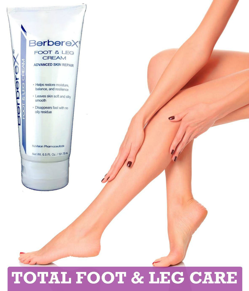 BerbereX Foot & Leg Cream Advanced Skin Repair 6.5 oz Best Foot Cream for Cracked Heels & Rough Dry Feet! Moisturizing Hydrating Soothing Natural Relief for Your Skin! Diabetic Dry Skin Care! - BeesActive Australia