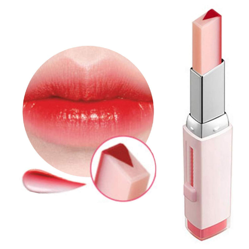 Lip Gloss, Two Tone Blending Lip Bar, Tinted Lip Stick, Moisturizing Lip Balm,Creamy Texture Moist Feeling With Vivid Color Combination and Tint (Tomato Sherbet #06) Tomato Sherbet #06 - BeesActive Australia