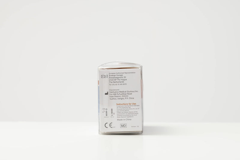 Sinocare Blood Glucose Test Strips (Safe AQ Angel), 50pcs Blood Glucose Test Strips for Safe AQ Angel Blood Sugar Monitor, 50pcs No Coding Test Strips & 50 Lans. (Safe AQ Angel Strips- 50) Safe Aq Angel Strips- 50 - BeesActive Australia
