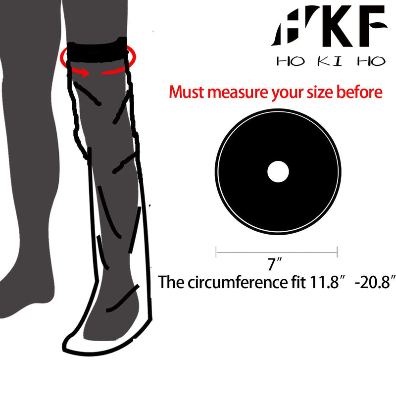 HKF HO KI HO Adult Waterproof Cast Cover Full Leg for Shower,Cast Protector Dressings and Injuries, Keep Cast and Bandage Dry-78cm*44cm 78cm-black - BeesActive Australia