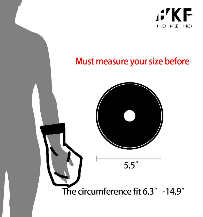 HKF HO KI HO Adult Waterproof Cast Cover Protector Hand for Shower,Plaster Bandage Protector Watertight for Broken Hand,Wrist,Reusable Keeps Hand Dry Fits Unisex Adult.Upper Circ OD/ID(5.5/1.8in) 38cm Black Hand - BeesActive Australia