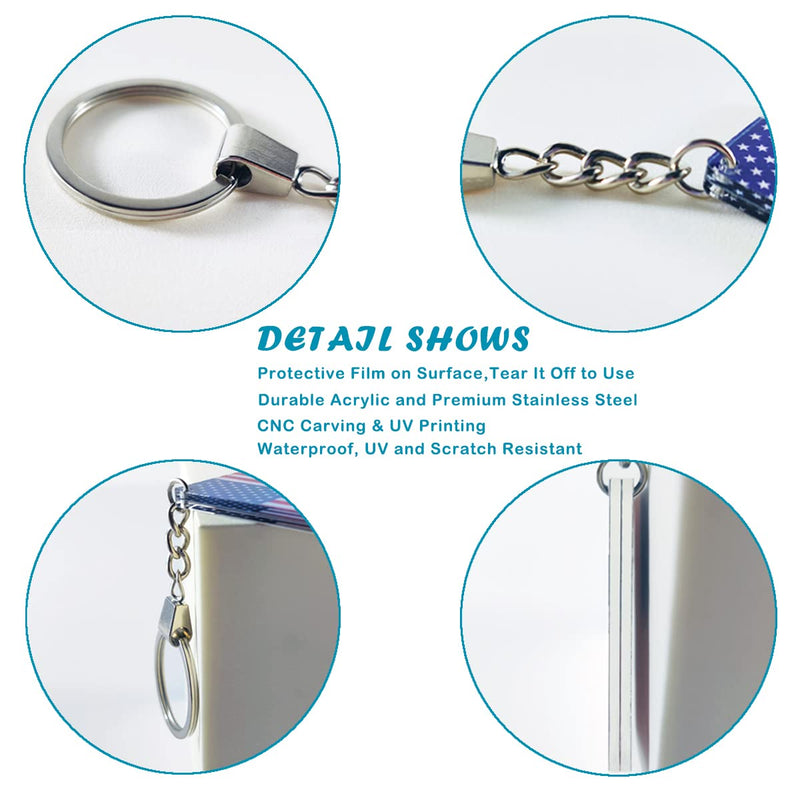 QQSD Italy Flag Keychain Italian Key Ring (2 Pack) - BeesActive Australia