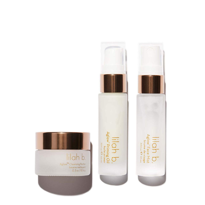 lilah b. - Natural Aglow Skin Prep Discovery Set | Clean, Vegan, Non-Toxic Makeup ($55 value) - BeesActive Australia