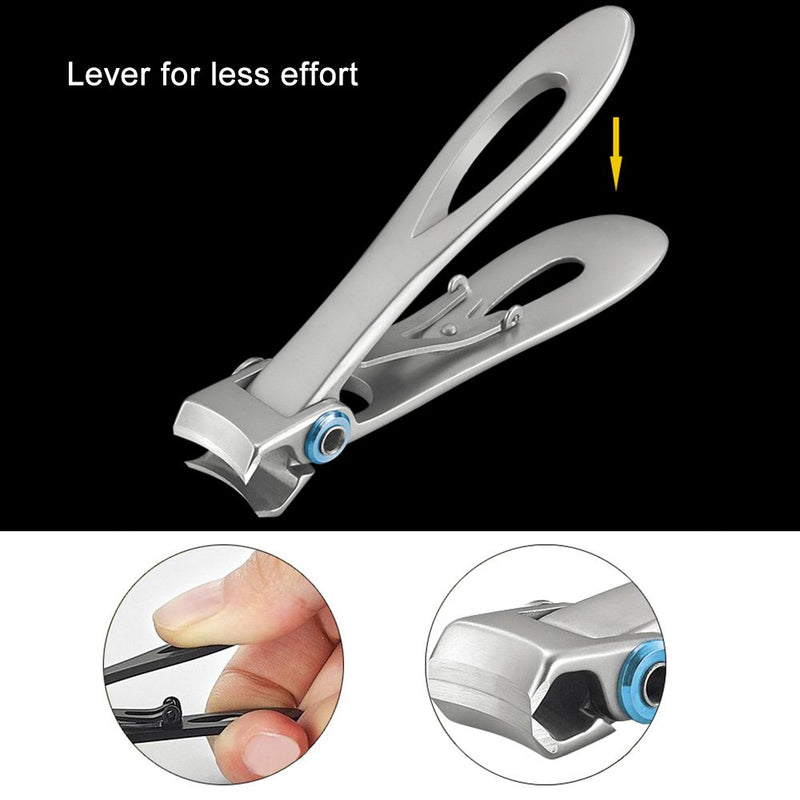 Nail Clippers, 3 Packs Fingernail &Toenail Clipper Professional Grade Stainless Steel Clippers with Wide Jaw Opening for Thick Nails,For Man and Women Nail Cutter With nail file - BeesActive Australia