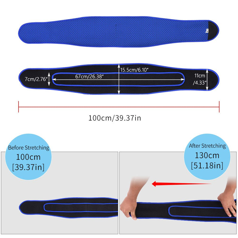 VGEBY Adjustable Breathable Back Waist Support Lumbar Brace Belt Helps Relieve Lower Back Pain - BeesActive Australia