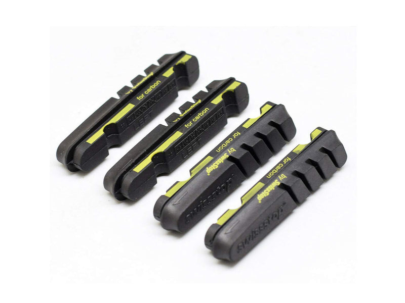 SwissStop Flash Evo Replacement pads for carbon rims Shimano- Black Prince- Pack of 4 - BeesActive Australia