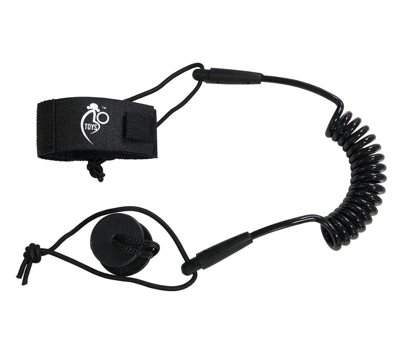 Bo-Toys Body Board Coiled PRO Wrist Leash Comfortable Lightweight Padded Neoprene Cuff - BeesActive Australia