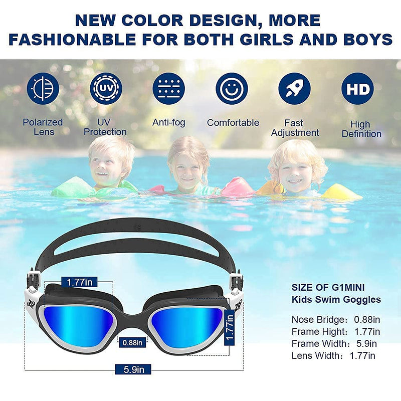 ZIONOR G1MINI Kids Polarized Swim Goggles and G1 Adult Polarized Swim Goggles - BeesActive Australia