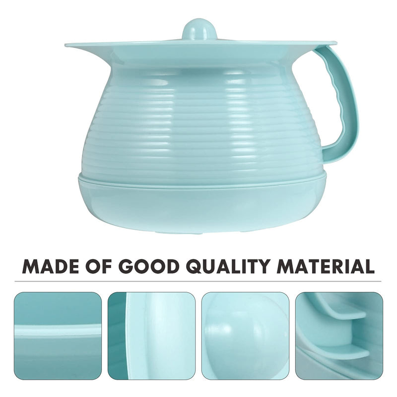 Tomaibaby Chamber Pot with Lid Design to Portable Kids Pee Pot Bucket Bedpan Bedside Potties for Adults Kids Sky- blue Sky-blue - BeesActive Australia