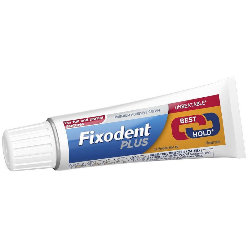 Fixodent Denture Adhesive Cream Dual Power 40g **4 PACK DEAL** - BeesActive Australia