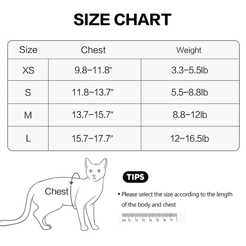 FDOYLCLC Cat Harness and Leash Set for Walking Escape Proof, Step-in Easy Control Outdoor Jacket, Adjustable Reflective Breathable Soft Air Mesh Vest for Small, Medium, Large Kitten Large (Chest: 15.7" - 17.7") Turquoise - BeesActive Australia