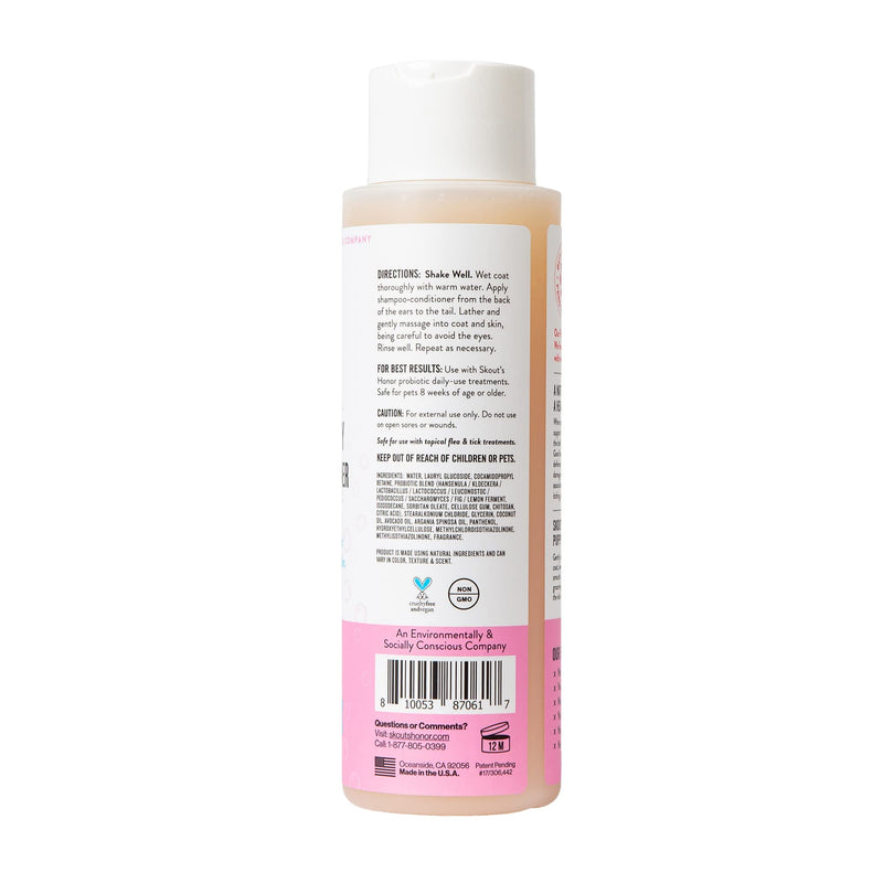 Skout's Honor Probiotic Pet Shampoo + Conditioner - 16 oz - Happy Puppy - for a Healthier Skin and Coat - BeesActive Australia
