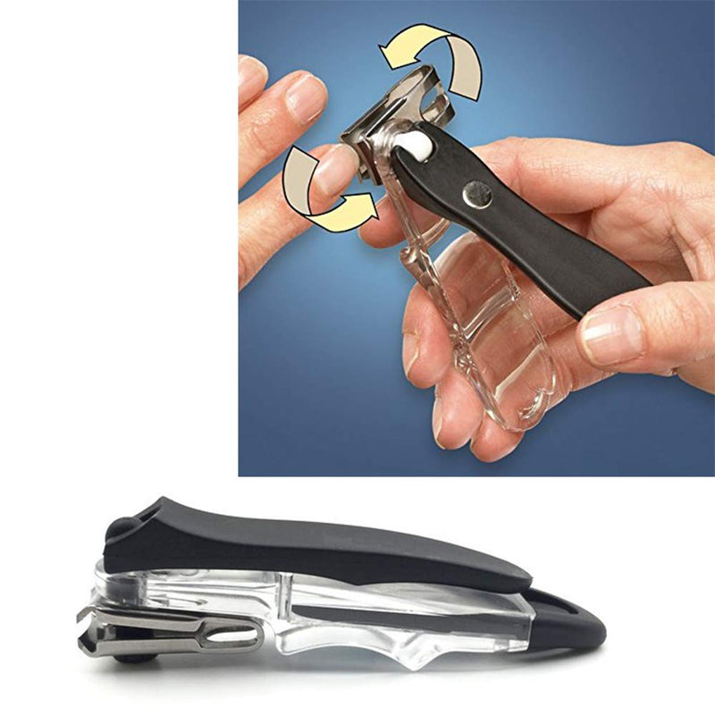 VIEEL 360 Degree Rotary Nail Clipper | Stainless Steel Sharp Blade Fingernail Toenail Clipper, Trimmer And Cutter Toe nail Clipper - Ergonomic Design To Easily Trim Finger And Toenails - BeesActive Australia