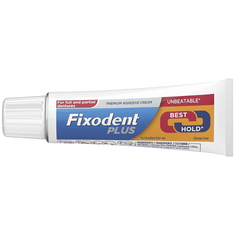 Fixodent Denture Adhesive Cream Dual Power 40g **4 PACK DEAL** - BeesActive Australia
