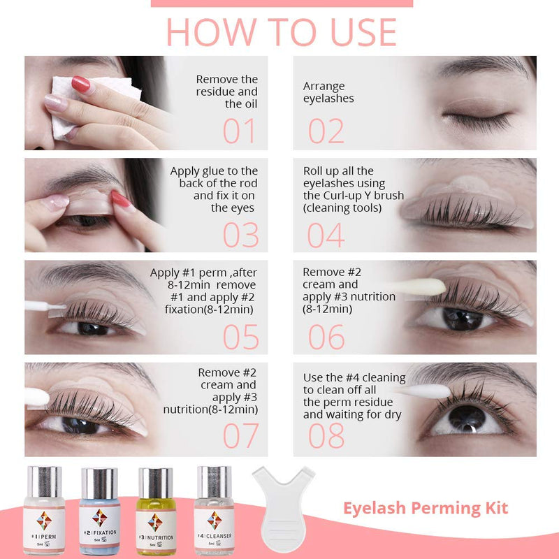 Lash Lift For Perming, Curling and Lifting Eyelashes | Semi Permanent Salon Grade Supplies For Beauty Treatments | Includes Eye Shields, Pads and Accessories - BeesActive Australia