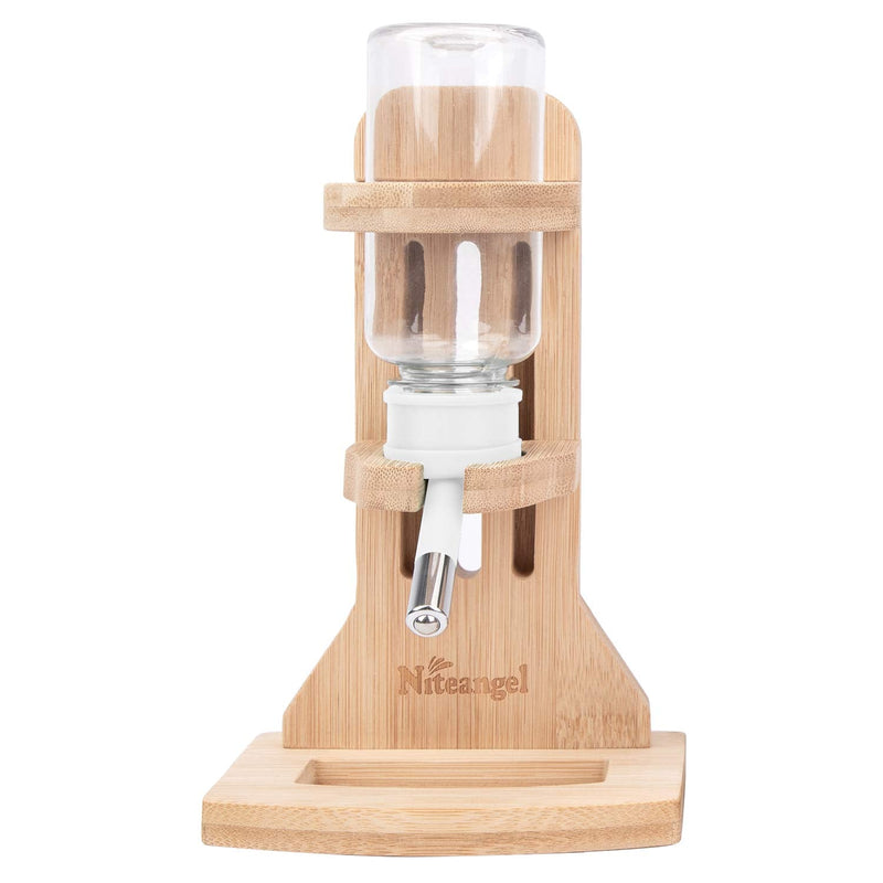 Niteangel Water Bottle with Stand for Syrian Dwarf Hamsters Gerbils Mice Rats Degus Small pet Rodents White - BeesActive Australia