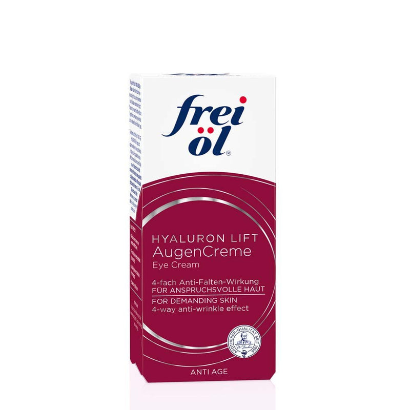 Frei Oel Anti Age Hyaluron Lift Eye Cream 15ml - BeesActive Australia