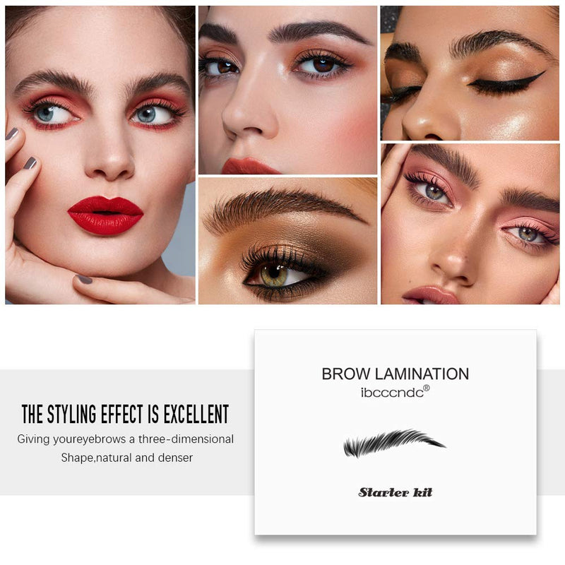 Brow Lamination Kit, Professional Brow Lift Kit, DIY Eyebrow Lamination Kit for Fuller Feathered Eyebrows, Eyebrow Salon at Home, Easy to Use,Keeping Natural Eyebrow Look Long Time - BeesActive Australia