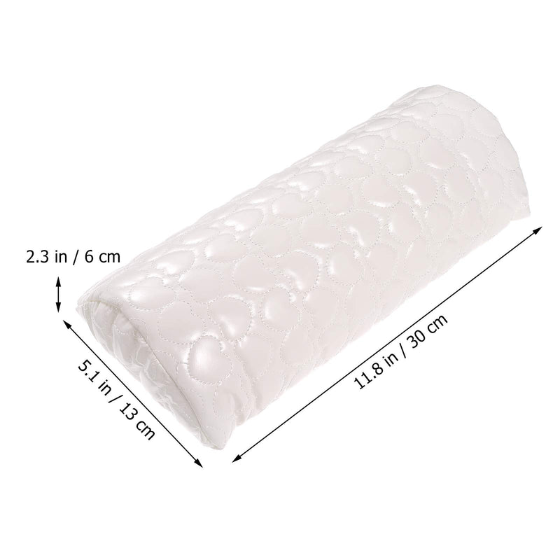 Beaupretty Nail Art Design Hand Rest Cushion,Portable Hand Rest Pillow Comfortable Manicure Nail Art Salon Wrist Cushion(White) White - BeesActive Australia