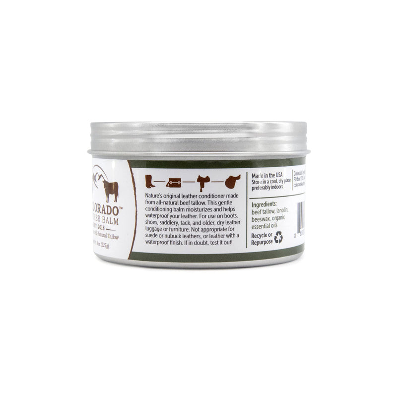 Colorado Leather Balm Original Formula (Orange Vanilla) (8oz) 8 Ounce - BeesActive Australia
