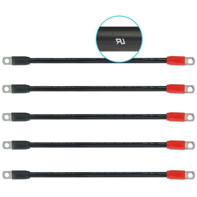 Glyantyu ?4 Gauge UL? Golf Cart Battery Cable Kit for Club Car DS 1995-Up 48 Volt (Set of 5) - BeesActive Australia