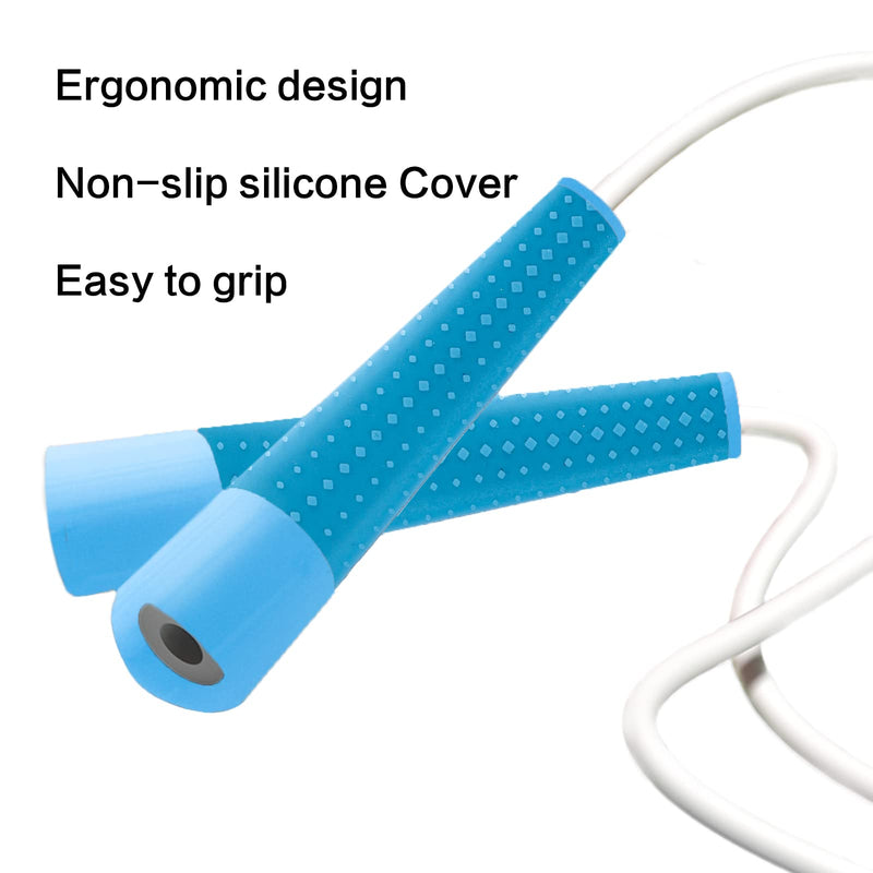 Gaoykai Kids Jump Rope with Silicone Comfortable Grips, Adjustable Tangle-Free Fitness Skipping Rope for kids girls boys women and men,Training, Workout and Weight Loss - BeesActive Australia