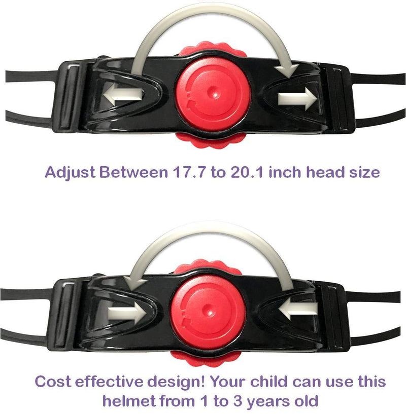 SG Dreamz Toddler Helmet - Adjustable from Infant to Toddler Size, Ages 1 to 3 - CSPC Certified Kids Bike Bicycle Cycling BMX Scooter Roller Skating Helmets Boys and Girls Will Love AMERICANEAGLE - BeesActive Australia