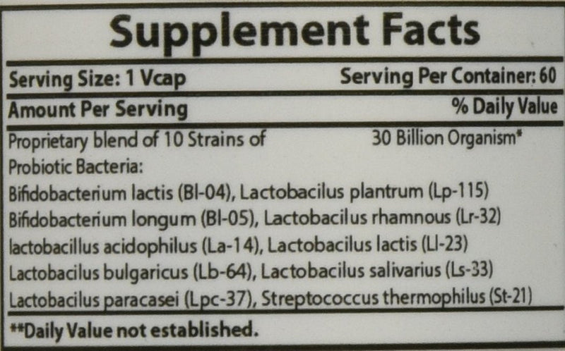 Best Naturals Probiotic 10 Strains 30 Billion Shelf Stable 60 Vcaps … (60 Count (Pack of 1)) 60 Count (Pack of 1) - BeesActive Australia