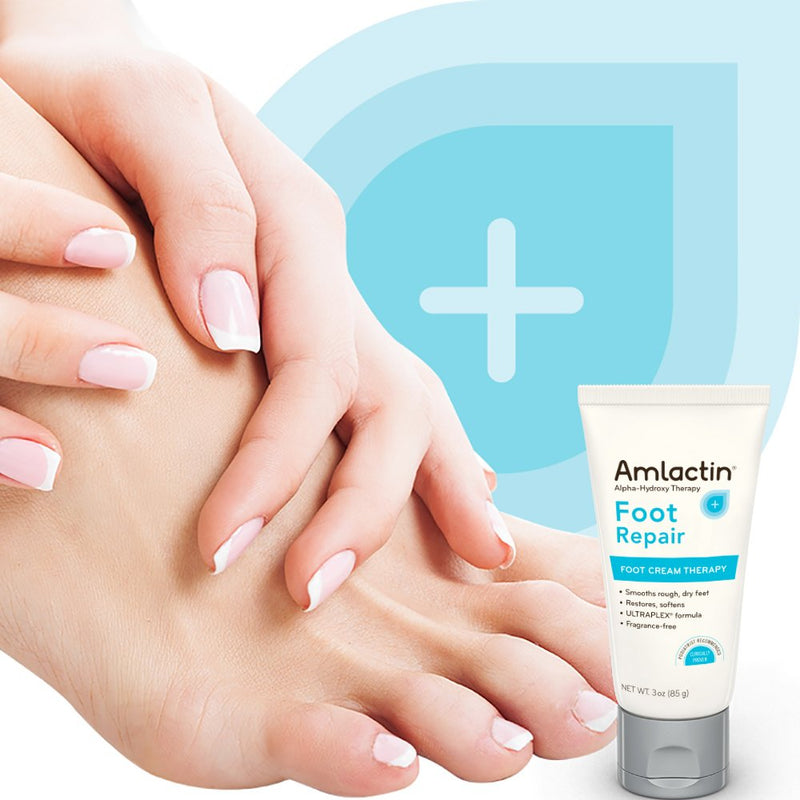 AmLactin Foot Repair Foot Cream Therapy, 3 Ounce Tube, AHA Cream unscented - BeesActive Australia