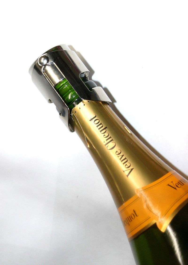 Champagne Sealer Stopper, BGMAX 3 Pack Stainless Steel Sparkling Wine Bottle Plug Sealer Set with a Longer Sealing Plug, Gifts Accessories for Champagne - BeesActive Australia
