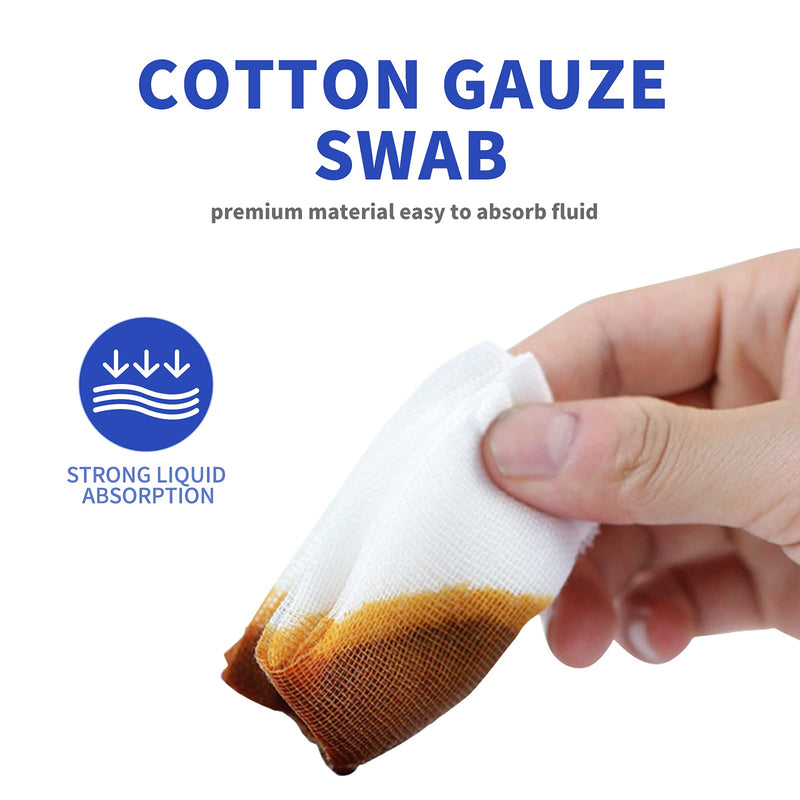 Artibetter 30pcs 5x5 Disposable Gauze Swabs Bleeding Stop Gauze Absorbent Cotton Gauzes - BeesActive Australia