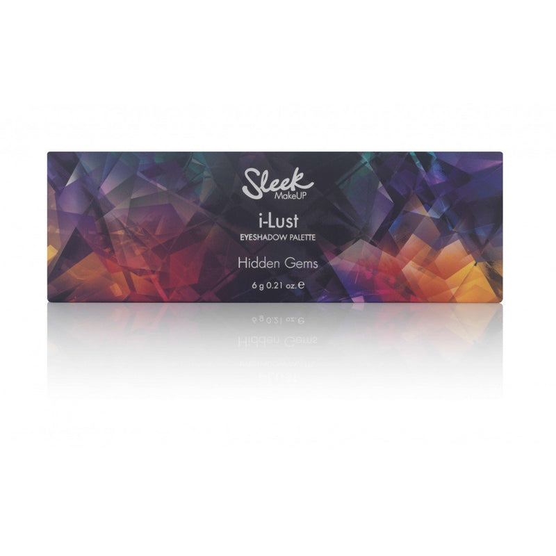 Sleek Makeup I-LUST 6 piece Face and Eye Palette - Intense Duo Chrome and Metallic Eyeshadows - Hidden Gems - BeesActive Australia