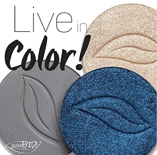 PuroBIO Certified Organic Highly-Pigmented and Long-Lasting Metallic / Duo-Chrome Eyeshadow no 20 Night Blue .With Vitamins and Plant Oils.VEGAN.ORGANIC.MADE IN ITALY. - BeesActive Australia