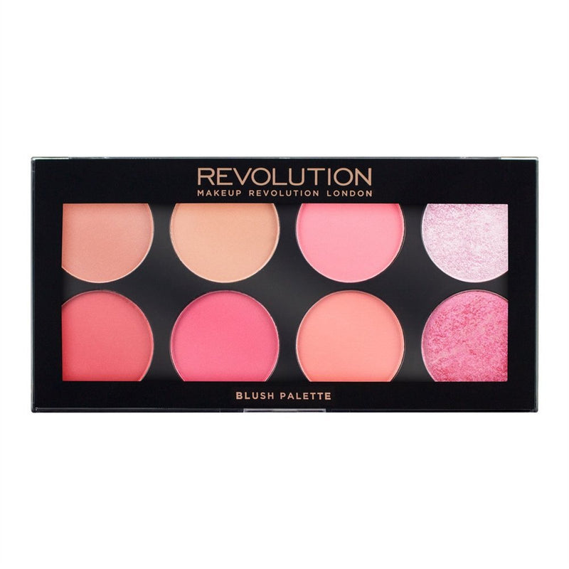 Makeup Revolution Ultra Blush Contour Palette, Sugar and Spice, 8 Shade Blush Palette, Face Make Up, Variety of Blush Shades Sugar & Spice - BeesActive Australia