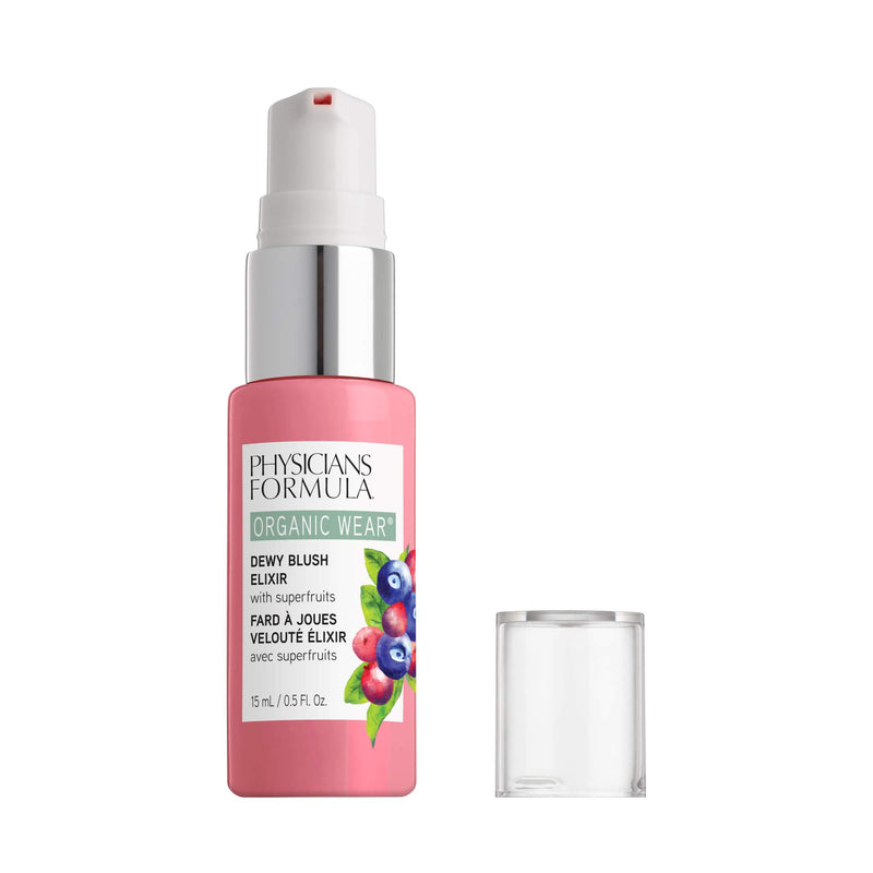 Physicians Formula Organic Wear Dewy Blush Elixir, Pink Berry, 0.5 Fl Ounce - BeesActive Australia