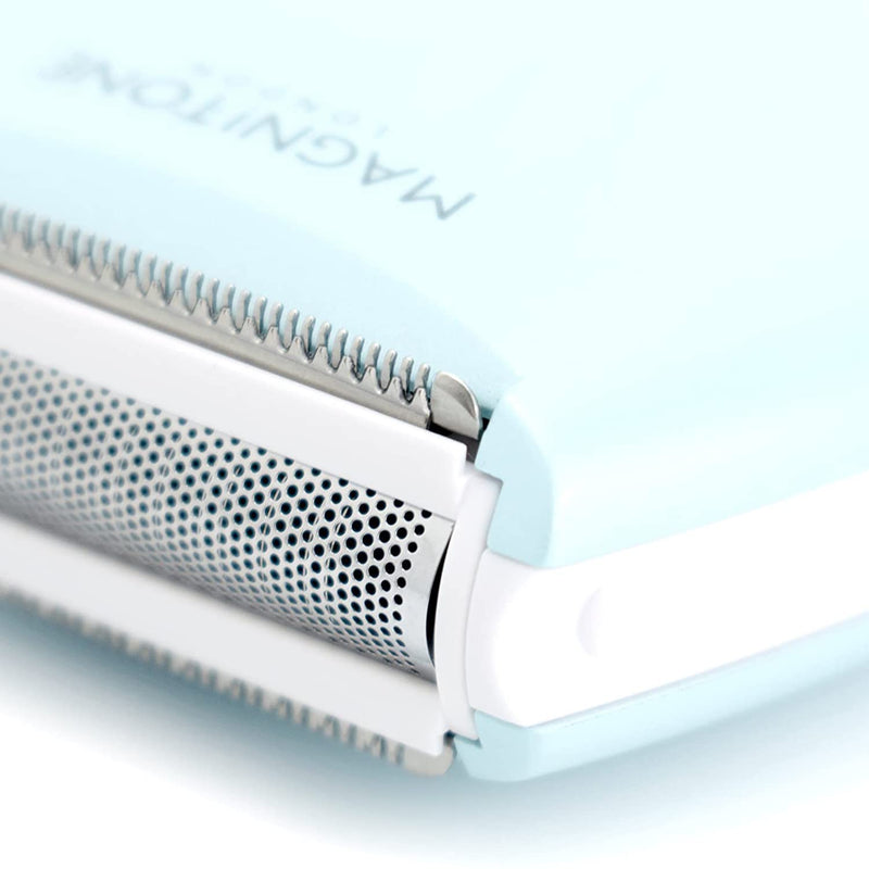 Magnitone GoBare! Rechargeable Waterproof Compact Mini Lady Shaver for Legs, Underarms and Bikini Line - Aqua - BeesActive Australia