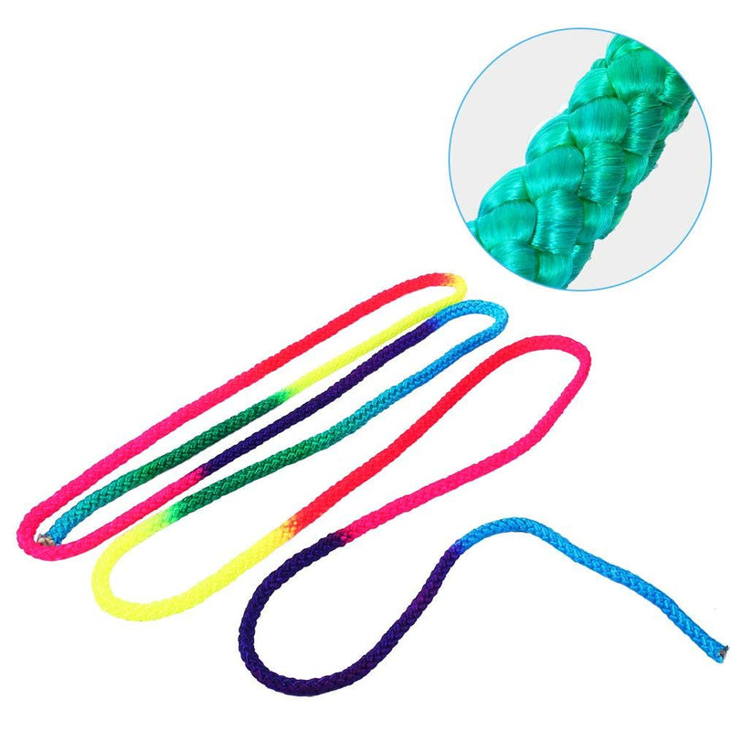 Gymnastics Rope, Rainbow Color Competition Arts Rope Rhythmic Gymnastics Rope Sports Training Rope for Kids Playing Fitness Home Deocr - BeesActive Australia