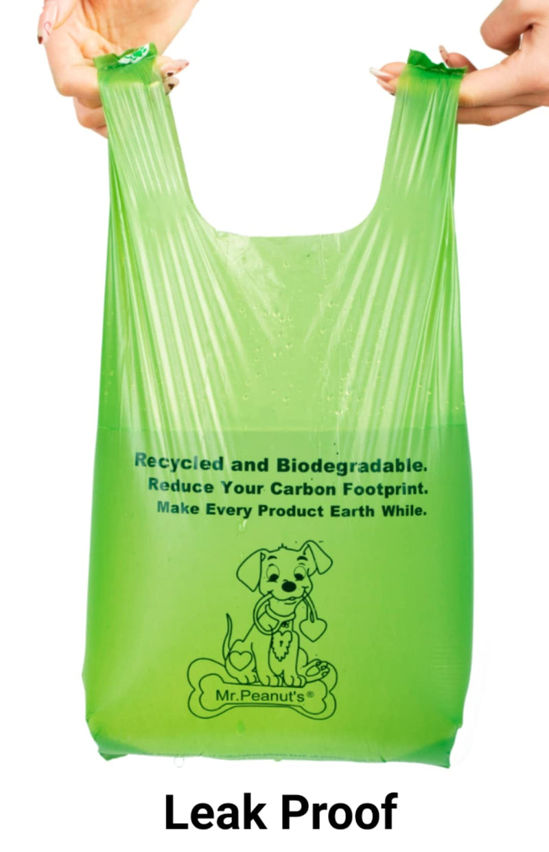 Mr. Peanut's XL Pooper Scooper Sized 13X11" BioDegradable BioPlastic Recycled Waste Bags Made From Plants - 160 Count - BeesActive Australia