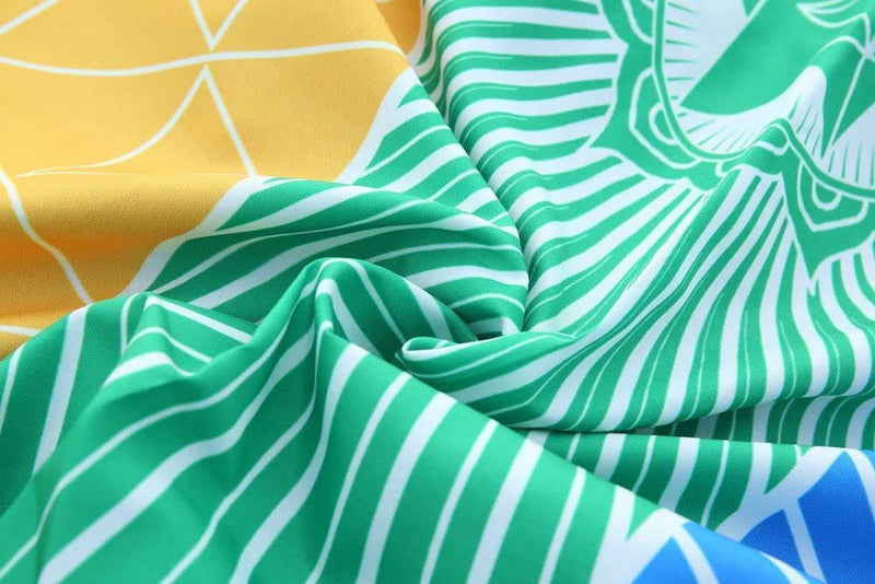 OYEFLY Rainbow Chakra Yoga Mat Sunscreen Shawl Hippy Boho Gypsy Colorful - BeesActive Australia