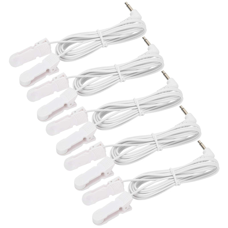 01 02 015 Durable TENS Wire, Electrode Lead Wire, 5Pcs Easy To Carry Easy To Operate for Travel Family Outdoors Home - BeesActive Australia