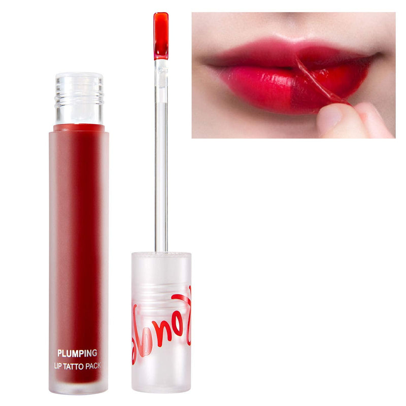 CATRIN Rouge Star Plumping Lip Tattoo pack #Richly Red Tinted Peel off Lip Stain with Plumping Effect, 12 hours Long-lasting Effect Richly Red - BeesActive Australia